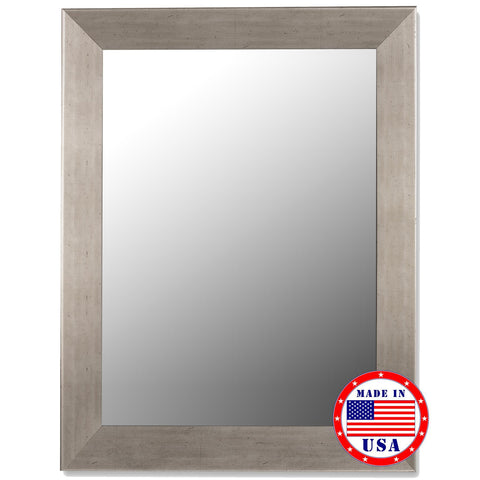 Hitchcock Butterfield Baroni Silver Grande Framed Wall Mirror