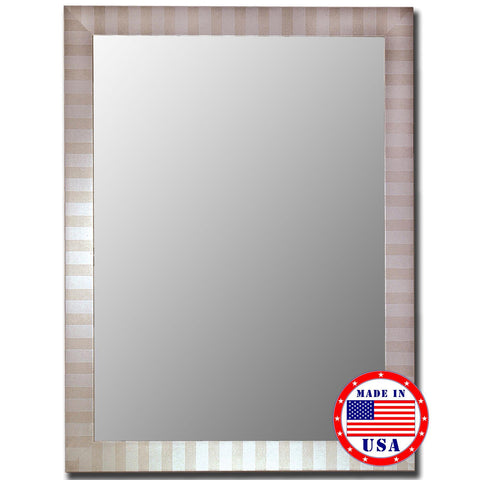 Hitchcock Butterfield Parma Silver Framed Wall Mirror