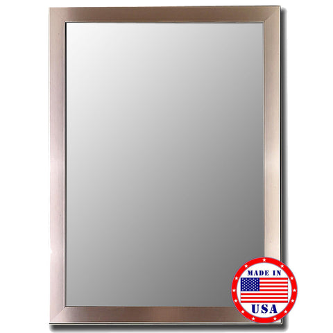 Hitchcock Butterfield Stainless Framed Wall Mirror
