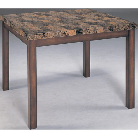 Homelegance Achillea Square Counter Height Table w/ Faux Marble Top