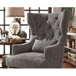 Homelegance Adriano Upholstered Accent Chair w/ 1 Kidney Pillow