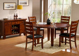 Homelegance Ameillia 8 Piece Extension Square Counter Height Table Set