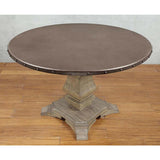 Homelegance Anna Claire Round Dining Table in Driftwood