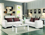 Homelegance Azure Sofa in Off-White AireHyde