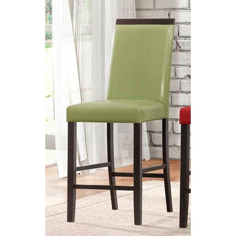 Homelegance Bari Counter Height Chair In Lime Green P/U