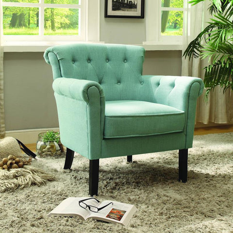 Homelegance Barlowe Accent Chair in Blue