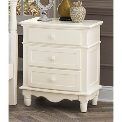 Homelegance Clementine Night Stand In Antique White