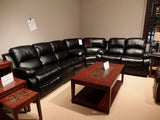Homelegance Cranley Three Piece Sofa Set In Black Bonded Leather Match