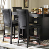 Homelegance Daisy 5 Piece Round Counter Height Dining Room Set