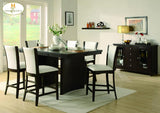 Homelegance Daisy 6 Piece Round Counter Height Dining Room Set