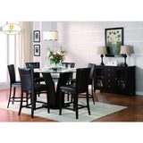 Homelegance Daisy 8 Piece Round Counter Height Dining Room Set