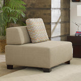 Homelegance Darby Chair in Oatmeal Fabric