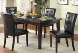 Homelegance Decatur Rectangular Dining Table w/ Marble Top