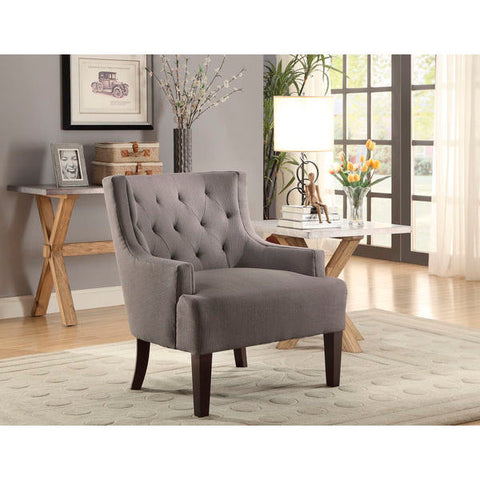 Homelegance Dulce Accent Chair In Grey