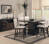 Homelegance Elmhurst Counter Height Dining Table w/ Wine Storage