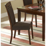 Homelegance Fleming 7 Piece Dining Room Set in Warm Cherry