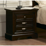 Homelegance Glamour 24 Inch Nightstand in Espresso