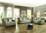 Homelegance Gowan 2 Piece Living Room Set in Brown Chenille