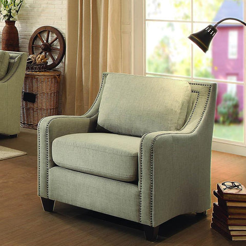 Homelegance Gretna Upholstered Chair in Wheat Tone Fabric