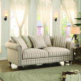 Homelegance Hadleyville Sofa in Stripe Fabric