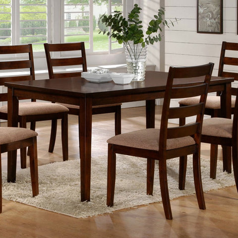 Homelegance Hale 60 Inch Rectangular Dining Table in Medium Brown