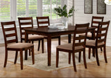 Homelegance Hale 5 Piece Rectangular Dining Table w/ Ladder Back Chairs