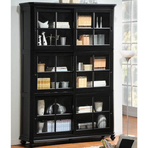 Homelegance Hanna Stackable Bookcase in Black