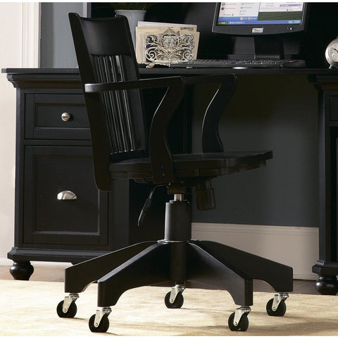 Homelegance Hanna Swivel Office Chair in Black