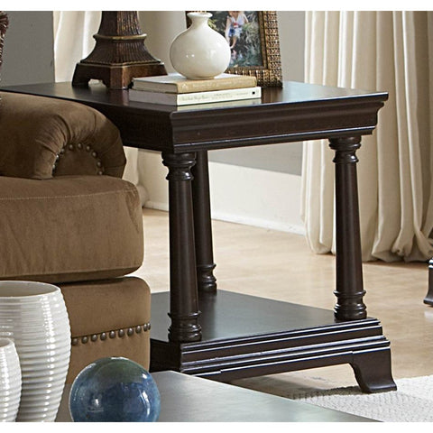 Homelegance Inglewood 26 Inch End Table in Cherry