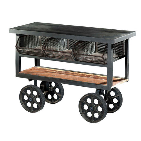 Homelegance Iron Kitchen Cart In Metal