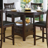 Homelegance Junipero Extension Counter Height Table w/ Storage Base