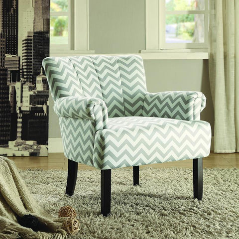 Homelegance Langdale Accent Chair in Chevron