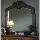 Homelegance Madaleine Arched Mirror in Cherry