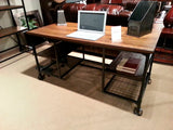 Homelegance Millwood Writing Desk, 3A, Hand scraped Top In Distressed Ash