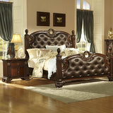 Homelegance Orleans 2 Piece Poster Bedroom Set in Rich Cherry