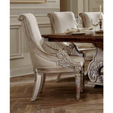 Homelegance Orleans II Arm Chair, Linen In White Wash