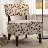 Homelegance Orson Accent Chair w/ Multi-Color Poppies