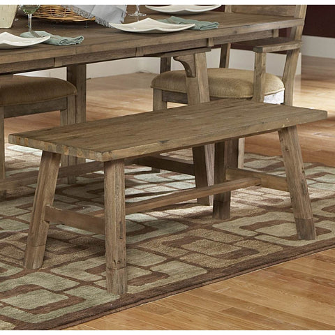 Homelegance Oxenbury 48 Inch Bench in Driftwood
