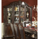 Homelegance Palace 70 Inch Buffet & Hutch in Brown Cherry