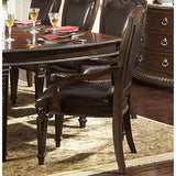 Homelegance Palace 10 Piece Dining Room Set in Brown Cherry