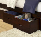 Homelegance Paula Captain's Bed w/ Storage Boxes in Cherry