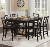Homelegance Philipsburg Counter Height Table in Deep Cherry