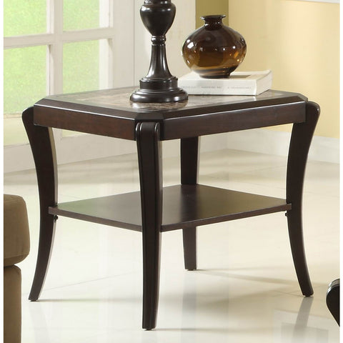 Homelegance Q. Pfifer Square End Table w/ Faux Marble