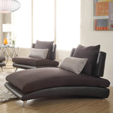 Homelegance Renton 3 Piece Living Room Set in Dark Grey & Black