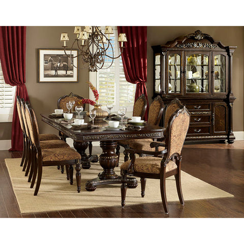 Homelegance Russian Hill Dining Table In Cherry Finish