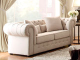 Homelegance Savonburg Love Seat, 4 Pillows In Polyester