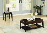 Homelegance Sikeston End Table in Cherry