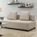 Homelegance Transformation 3 Piece Sectional in Neutral Linen