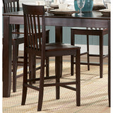 Homelegance Tully 7 Piece Counter Dining Room Set in Warm Cherry