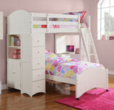 Homelegance Verica 2 Piece Kids Bedroom Set in White